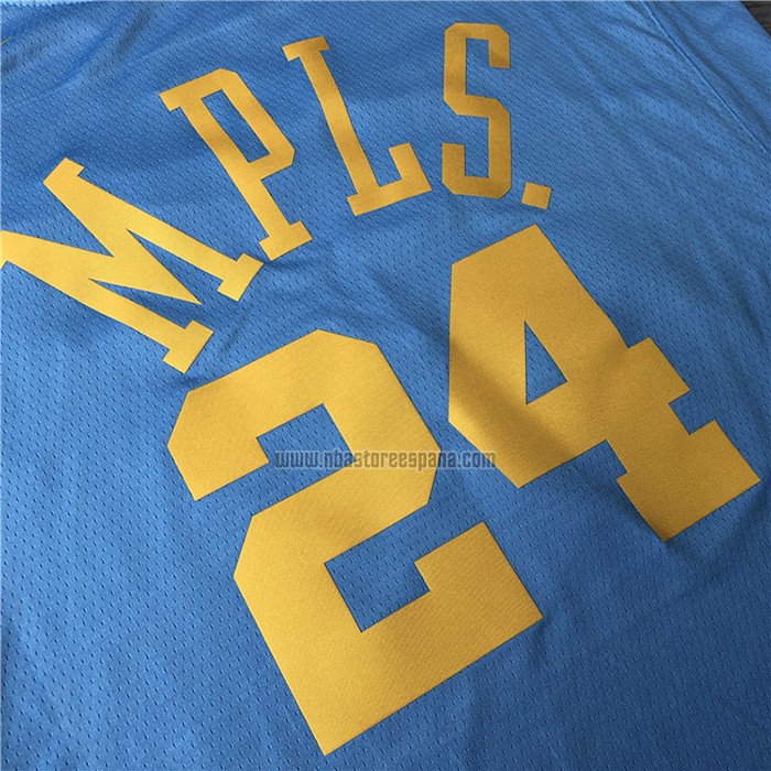 Camiseta Los Angeles Lakers Kobe Bryant NO 8 Classic 2017-18 Azul